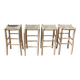 4 Moroccan handmade stools 60x30cm