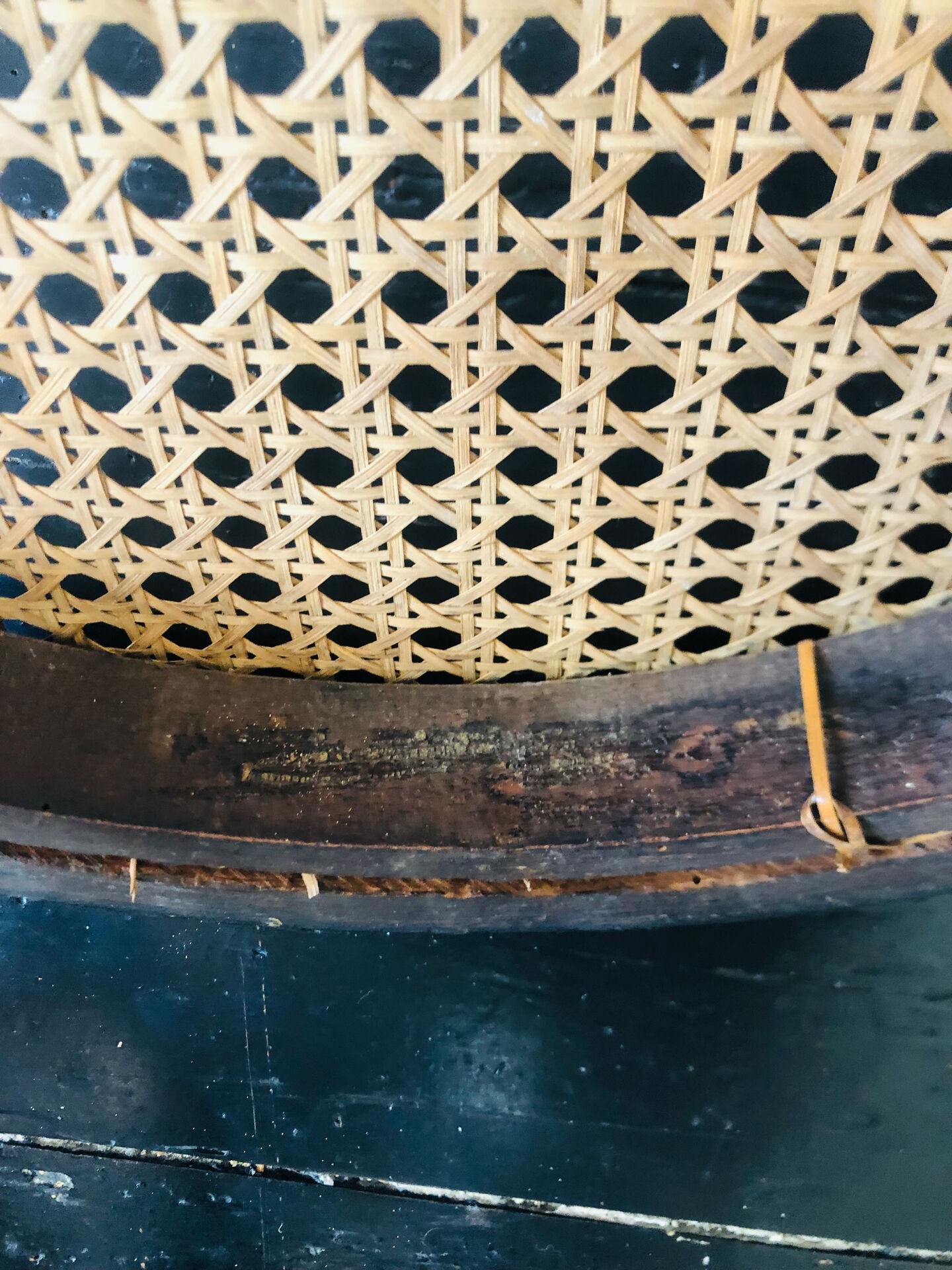 Pair of chairs signed Thonet