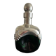 1970s chrome and glass carafe