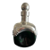 1970s chrome and glass carafe
