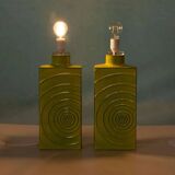 Zyklon table lamp from the 1970s by Cari Zalloni for Steuler