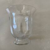 Old polka dot flared vase