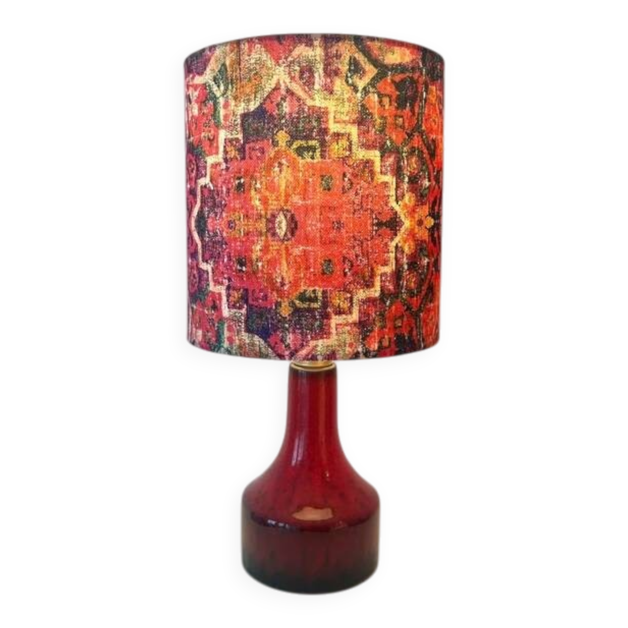Recycled accent lamp – West German ceramic | wireless | unique piece