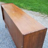 Scandinavian teak row of the 50s