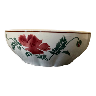 Salad bowl "HBCM, Montereau, France" diam 21 cm