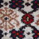 Vintage Persian Carpet Hamadan handmade 80cm x 207cm 1960s, 1C378