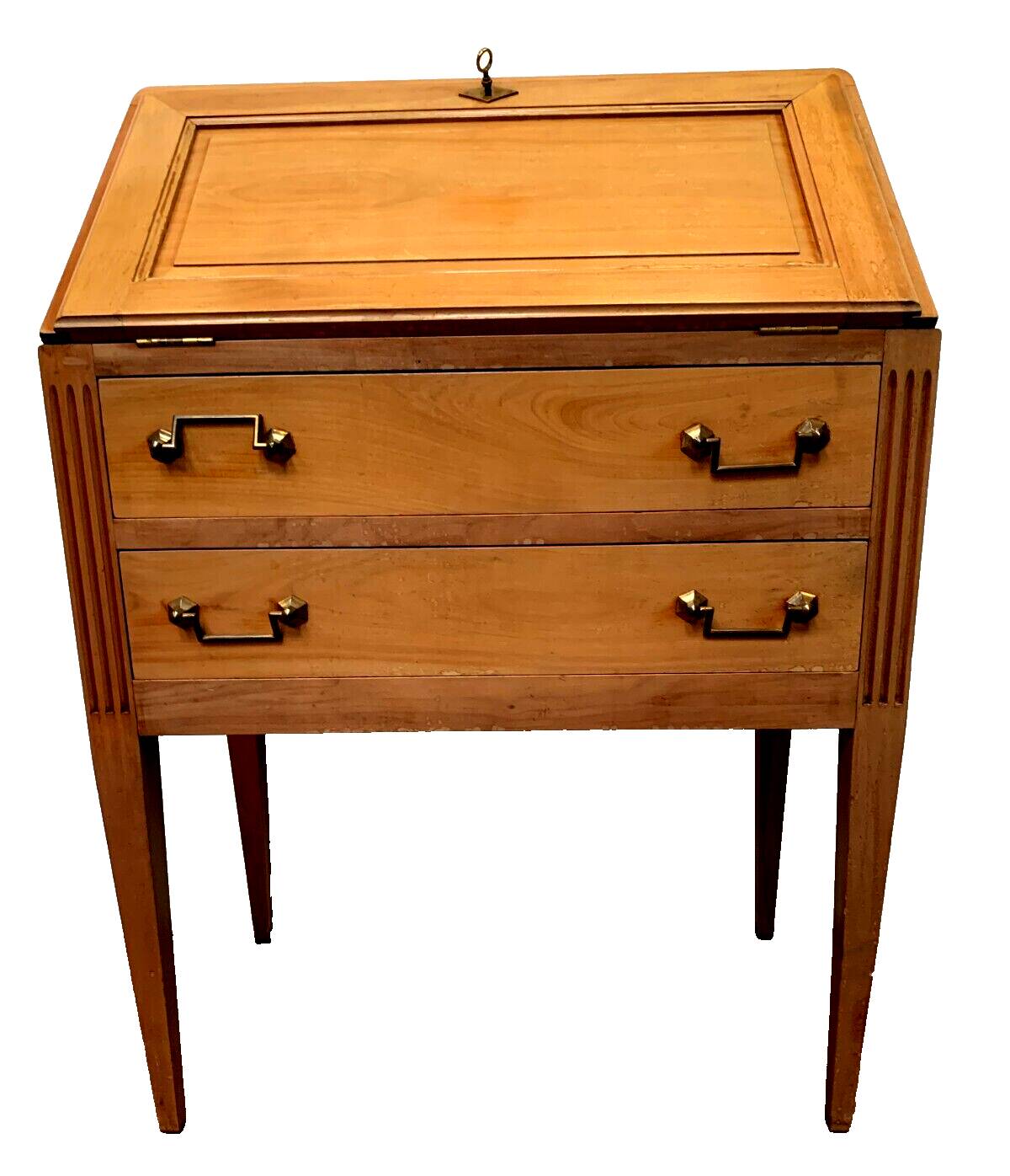 Louis XVI style cherrywood slant-front desk
