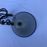 Architect articulated metal globe gray vintage 50s loft desk lamp