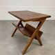 Side table feet compass door book 50s