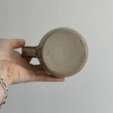 Handmade ceramic pitcher
