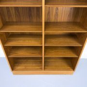 Large vintage teak bookshelf by Hundevad & Co., 1960s