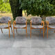 Set of 4 armchairs from the 1960s.