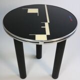Decorative Side Table, Bauhaus Style, Comtemporary Design, Art Work