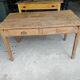 Table de ferme avec 2 tiroirs