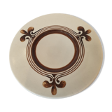 Plate saucer rosenthal germany siena brown 1970s