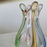 Vintage Art Glass Vase: Hanna Machanovska Mstisov Glassworks, Czechoslovaki