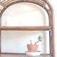 Vintage rattan library from the 70s