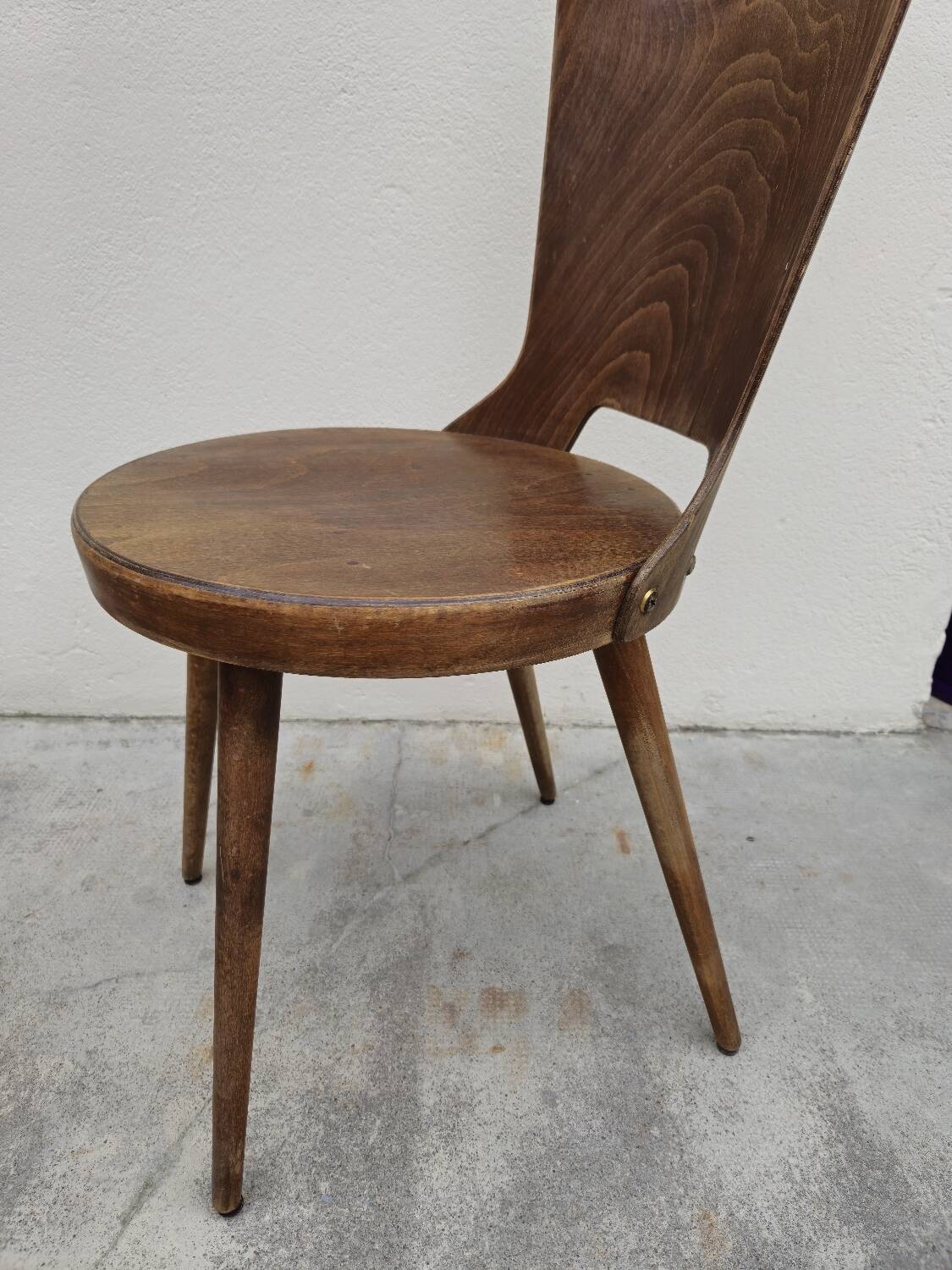 Baumann "Dove" bistro chair, vintage 1950s