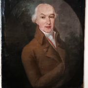 An old portrait of a gentleman dating from the late 18th century