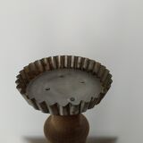 Wooden candle holder