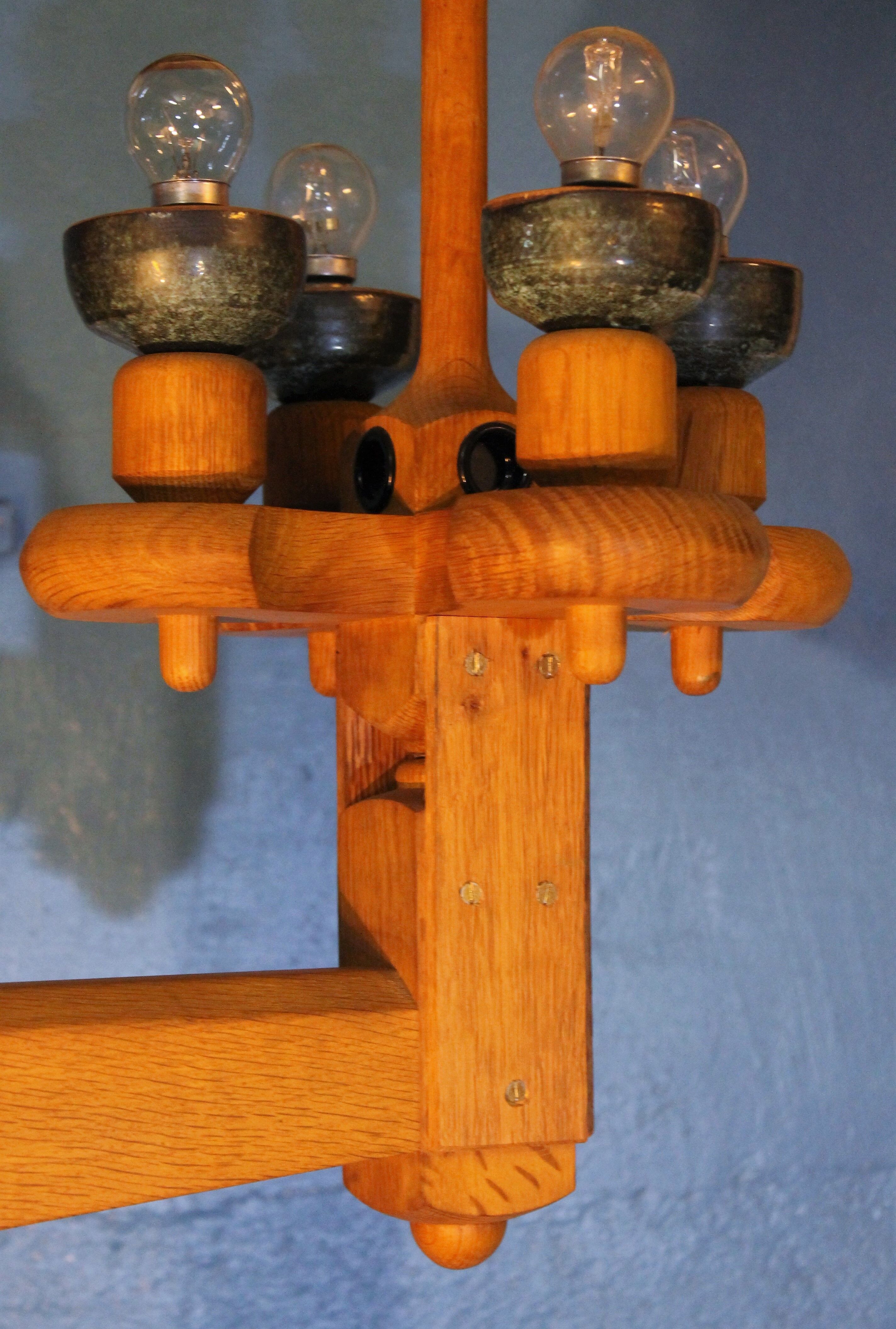 Floor lamp Guillerme & Chambron 1960