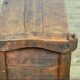 Antique beech shepherd's chest, 1850s