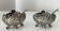 Beautiful pair of Louis XV style silver salt cellars