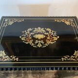 Complete liquor cellar Boulle Box Napoleon III Box Marquetry XIX century