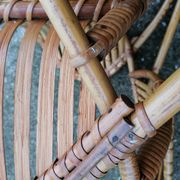 Vintage rattan armchair by Dirk Van Sliedregt for Rohe Noordwolde.