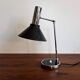 Vintage and Italian black lamp chrome with two ball joints