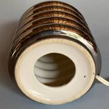 Bibendum chrome ceramic lamp 1970