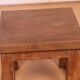 Old small Burmese teak workshop bedside table