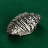 Shell jewellery box, silver plated, Italy, 1970s