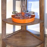 Mid-century reconstruction corner shelf