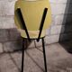 Chaise en formica jaune 1960