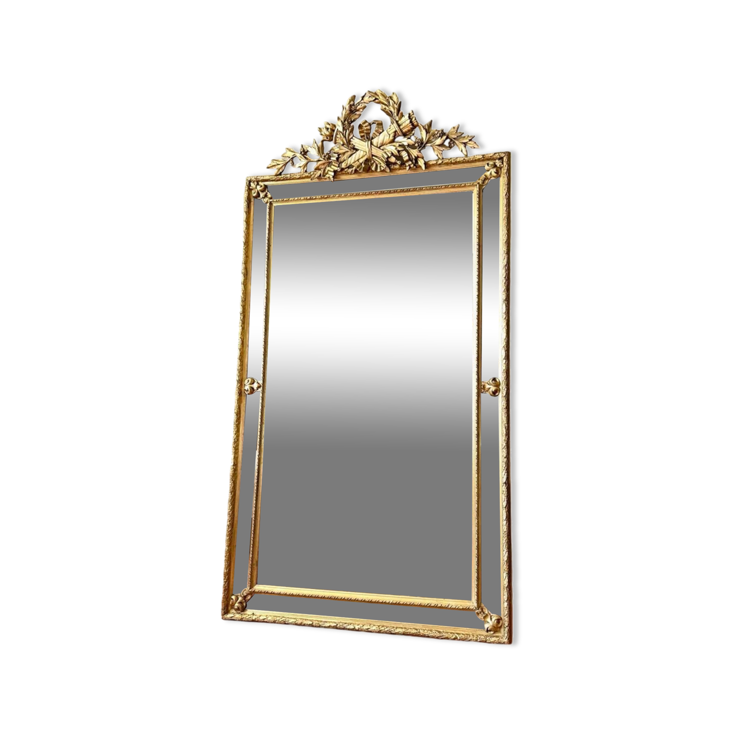 Miroir ancien à parcloses XIXème