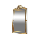 Antique mirror with glazing beads, 19th century