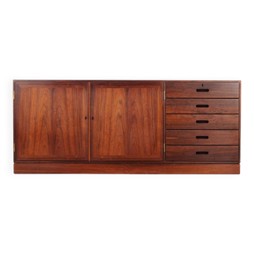 Enfilade en palissandre, design danois, années 1970, designer : Kai Winding