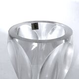 Lalique, Polished and Frosted Crystal Glass model Ingrid from 60s