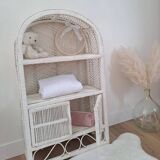 Rattan shelf
