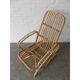 Fauteuil à bascule en rotin