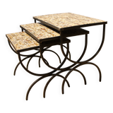 Ceramic nesting tables, 1950s