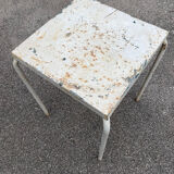 Bistro metal table, blache garden