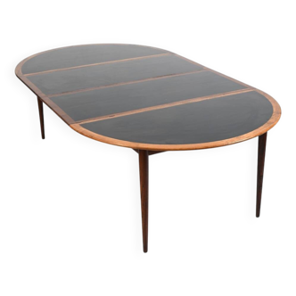 Table à manger Grete Jalk en formica pour Poul Jeppesen 1960