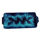 Plat rectangulaire bleu Vallauris