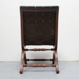 1950s chair in leather, Pierre Lottier
