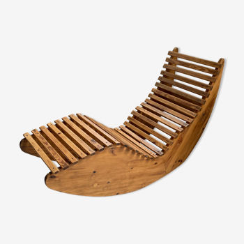 Deckchair bauhaus pine