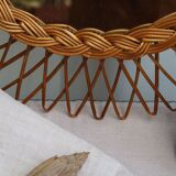 Wicker mirror