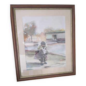 Painting signed B.Dupuy