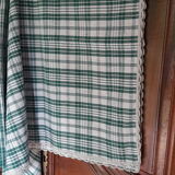 Rectangular linen tablecloth